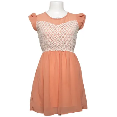 Dress (Orange, White) from Fröken Söt Cotton, Polyester