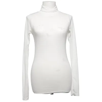 Rollkragenpullover (Weiß) von Popcorn