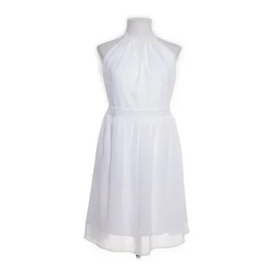 Halterneck-kjole (Hvid) fra Make Way Polyester