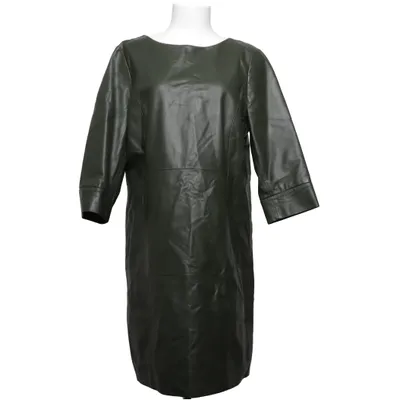Leren jurk (Groen) van Alba Moda Leer, Polyester