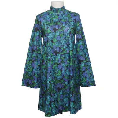 Jurk (Blauw, Groen, Zwart) van Zara W&B Collection Elastaan, Polyester