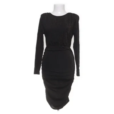 Cocktailklänning (Svart, Guldfärgad) från Rut & Circle Elastan, Metallfiber, Polyamid