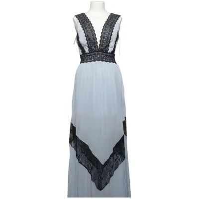 Långklänning (Blå, Svart) från True Decadence Elastan, Polyester