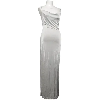 Maxikleid (Silber) von Trend Report Polyester, Viskose