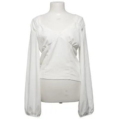 Bluse (Hvid) fra Gina Tricot Elastan, Polyester