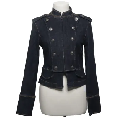Jeansjacka (Blå) från Stradivarius Bomull, Elastan
