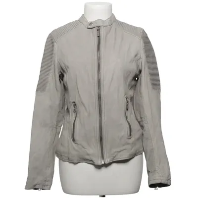 Leren jack (Biker508) van Goosecraft Katoen, Leer, Polyester
