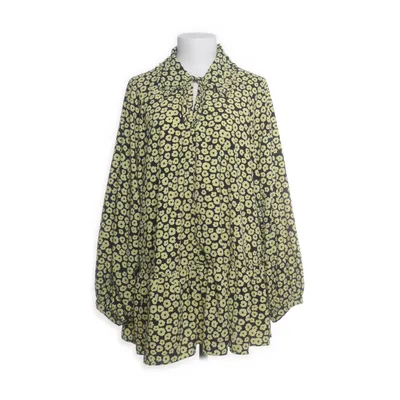 Knytblus (Svart, Gul) från Glamorous Curve Polyester