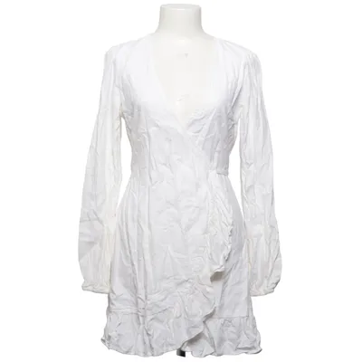 Wrap dress (White) from Bik Bok Cotton, Linen, Viscose