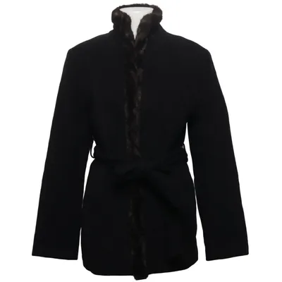 Manteau (Noir) de Windsmoor Acétate, Acrylique, Cachemire, Coton, Polyamide, Viscose, Laine