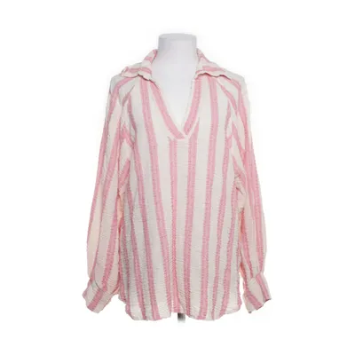 Blouse (White, Pink) from Senes Cotton