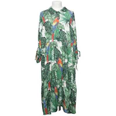 Klänning (Vit, Grön, Flerfärgad) från Yoek Elastan, Polyester