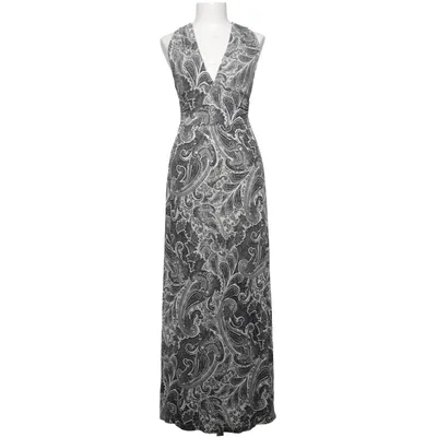 Maxi jurk (Zwart, Wit) van H&M Elastaan, Viscose