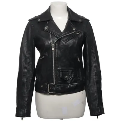 Bikerjack (Zwart) van Meotine Leer