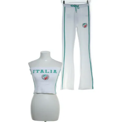 Set (Vit, Grön) från Boohoo Bomull, Elastan, Polyester