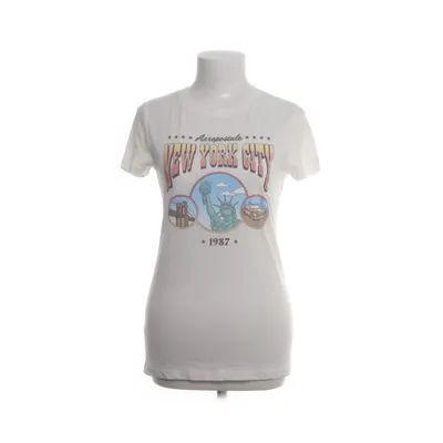 T-shirt (White, Multicolored) from Aéropostale Cotton, Polyester
