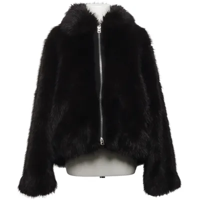 Winterjas (Zwart) van Weekday Katoen, Polyester, Viscose