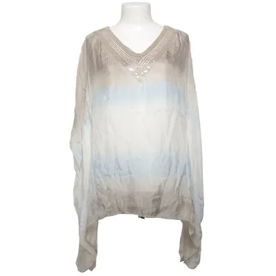 Haut (Beige, Bleu, Blanc) de Mapp Jeans Soie, Viscose