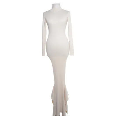 Långklänning (Beige) från Nasty Gal Nylon, Viskos