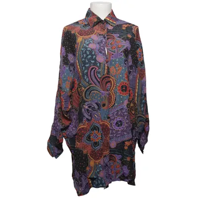Blouse (Black, Multicolored) from Jersey Modeller of Sweden