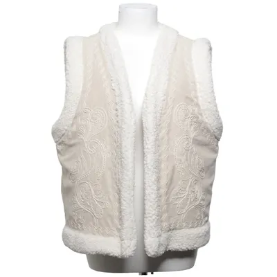 Outdoor vest (Beige, Wit) van Ms Mode Polyester