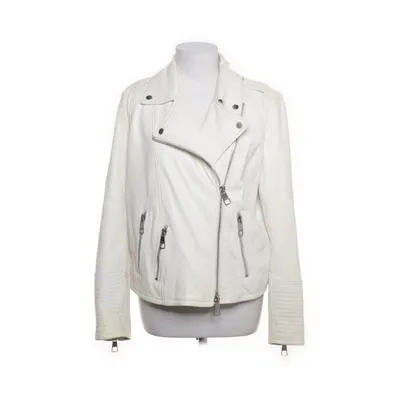 Bikerjacka (Vit) från Boss Hugo Boss Skinn, Viskos
