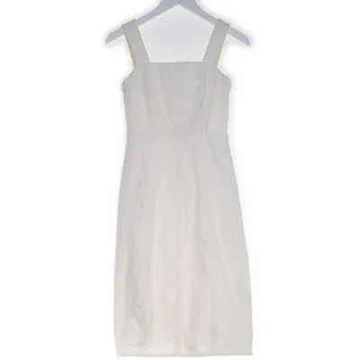 Denim jurk (Wit) van COS Katoen