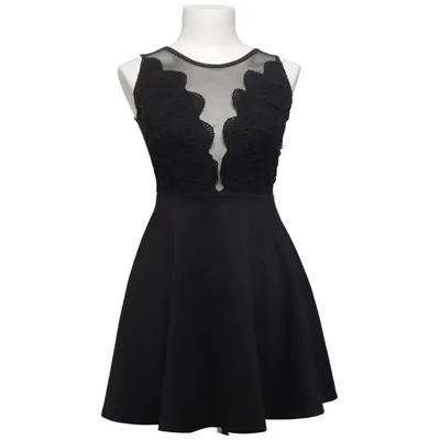 Jurk (Zwart) van Club L Polyester