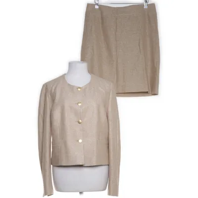 Dräkt (Beige) från Ströms Bomull, Linne, Metallfiber, Viskos