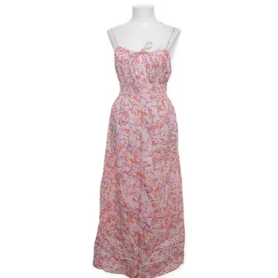 Robe longue (Rose, Multicolore) de H&M Coton