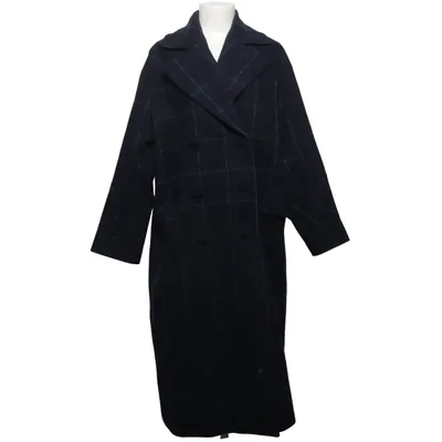 Jas (Blauw) van Erdem x H&M Viscose, Polyamide, Wol