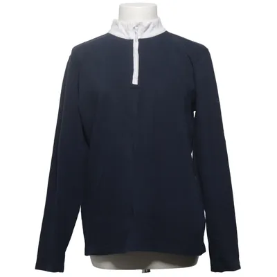 Fleece sweater (Blue, White) from CRW Classic Riding Wear Cotton, Elastane