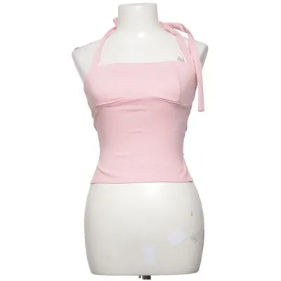 Haltertop (Roze) van Edikted Katoen, Elastaan, Polyester