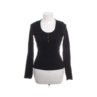 Farfarströja (VMHARRIET LS RIB BUTTON TOP) från Vero Moda Ekologisk bomull