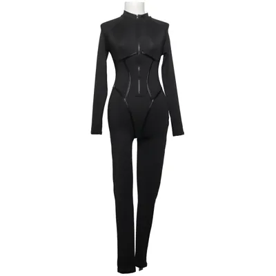 Jumpsuit (Zwart) Elastaan, Polyester