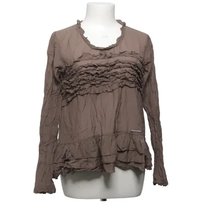 Blouse (Marron) de Suzanne Nilsson Coton, Viscose