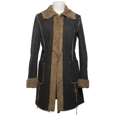 Shearling jas (Grijs, Beige) van Guess Acryl, Katoen, Polyester