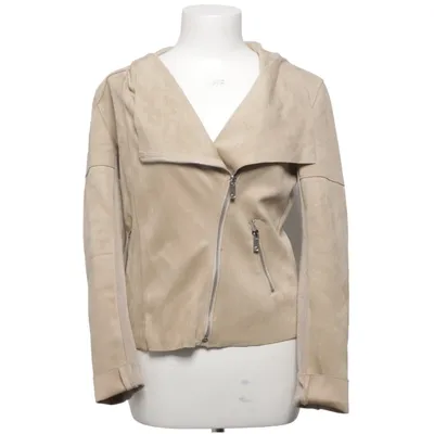 Biker jacket (Beige) from Softy Elastane, Polyester