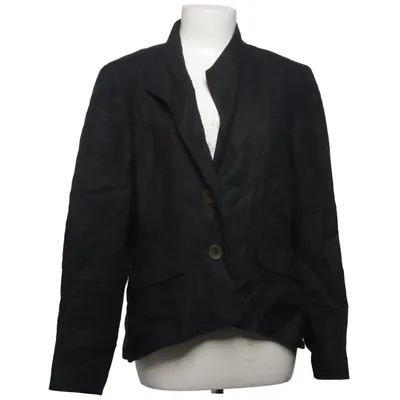 Blazer (Schwarz) von Ölands Tröjan Leinen