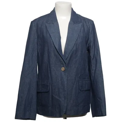 Blazer (Blue) from Motivi Cotton, Lyocell