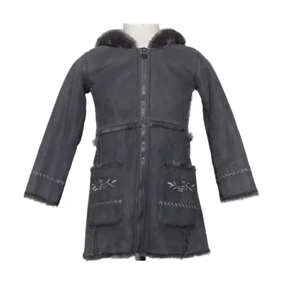 Shearlingjakke (Grå) fra Frendz Akryl, Polyester