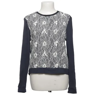 Sweatshirt (Blauw, Wit) van Saint Tropez Katoen, Polyamide, Polyester