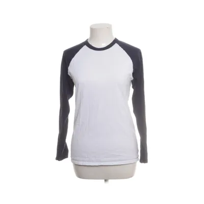 Långärmad t-shirt (Blå, Vit) från Fruit of the Loom Bomull