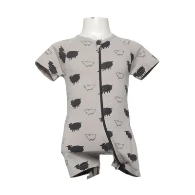 Barboteuse (Gris, Noir) de Kids Tales Coton, Élasthane