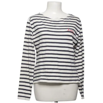 Långärmad t-shirt (Blå, Vit) från Maison Labiche Bomull