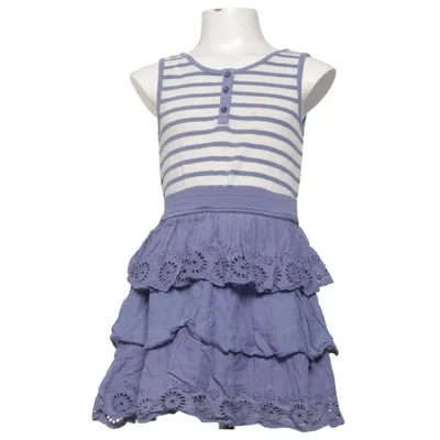 Kleid (Blau, Weiß) von Kids by Lindex Baumwolle, Elasthan