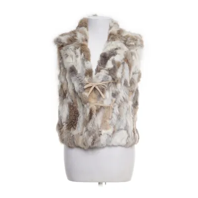 Bont gilet (Beige) van Etage Konijnenbont