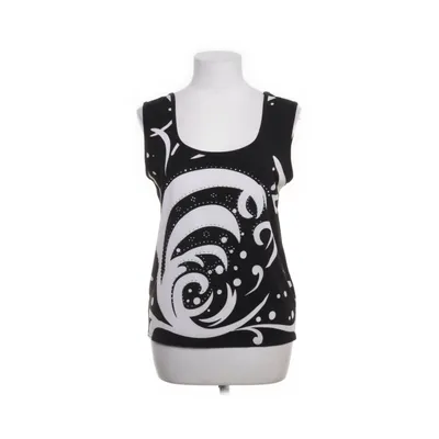 Tank Top (Black, White) from Eli & Irene Elastane, Polyester