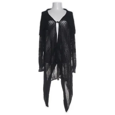 Cardigan (Zwart) van Sarah Pacini Linnen, Nylon