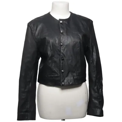 Leren jack (Zwart) van Rosetti Leer, Viscose